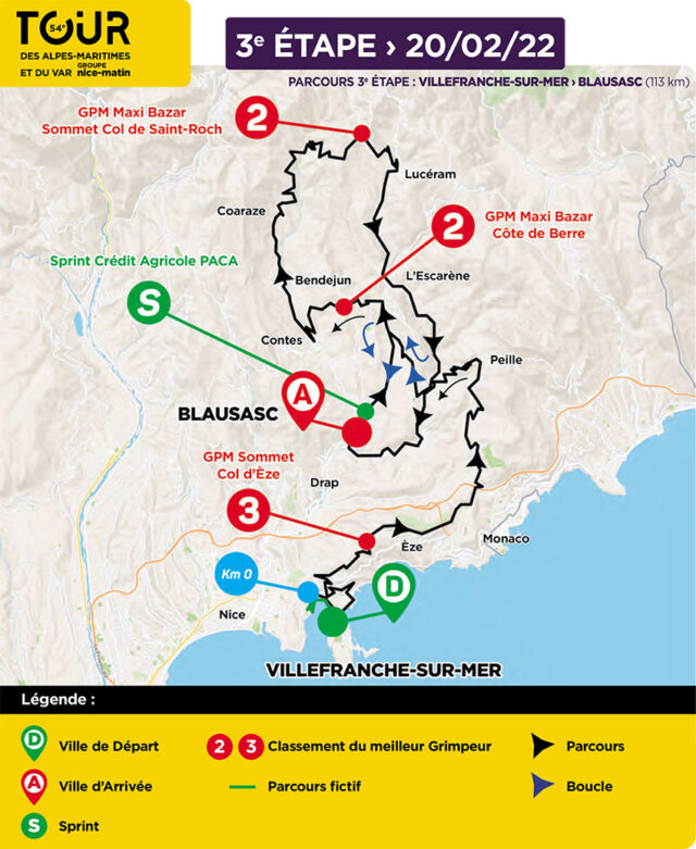 Tour De Los Alpes Maritimes Et Du Var Etapa Previa Y Se Al En