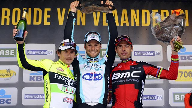 Tom Boonen - Tour de Flandes Pódium 