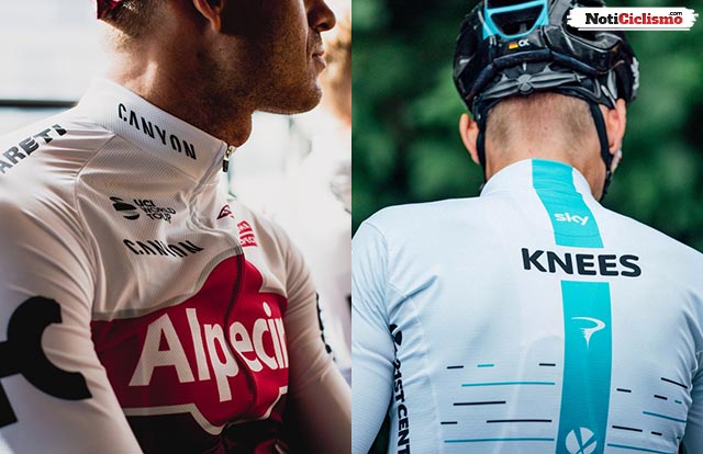 Team Sky y Katusha-Alpecin han estado mostrando sus nuevos jerseys