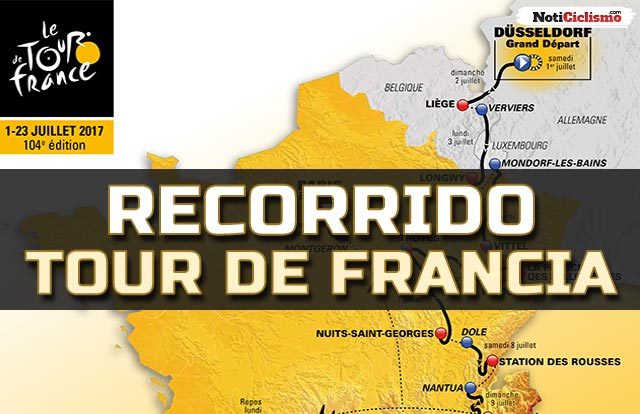 Tour de Francia 2017: Recorrido y perfiles de las etapas