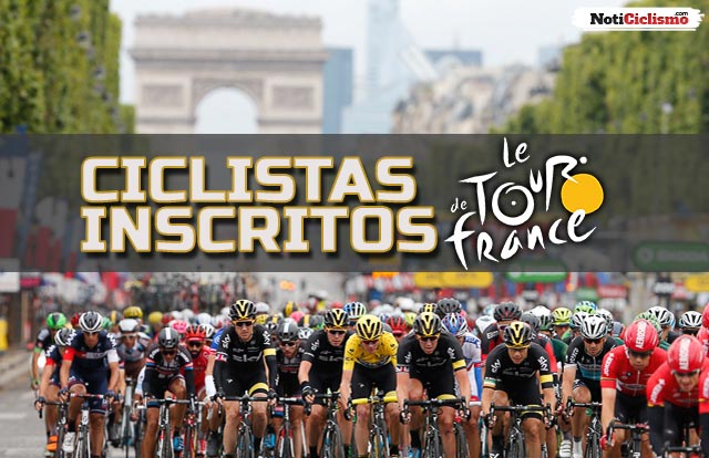 Tour de Francia 2017: Listado oficial de ciclistas inscritos