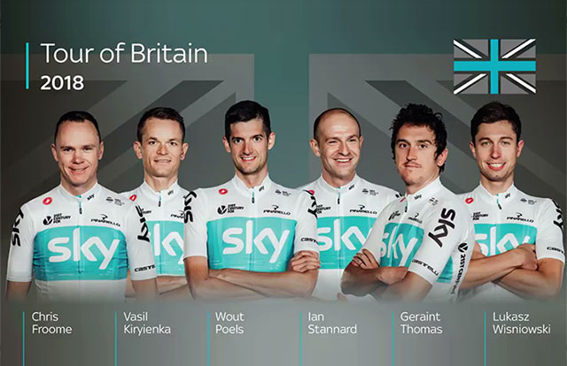 Tour de Gran Bretaña 2018 - Team Sky