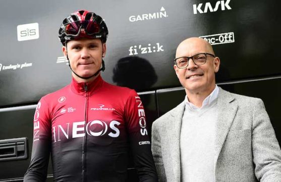 Chris Froome y Dave Brailsford