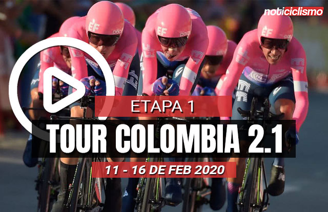[VIDEO] Tour Colombia 2020 (Etapa 1) Últimos kilómetros