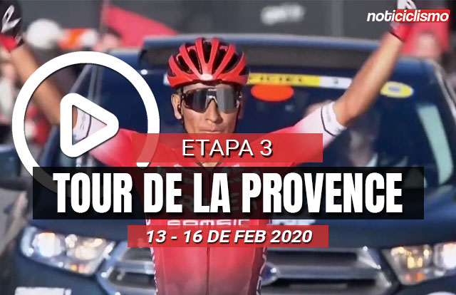 [VIDEO] Tour de la Provence 2020 (Etapa 3) Últimos Kilómetros