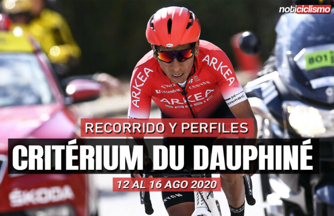 Critérium du Dauphiné 2020 - Previa