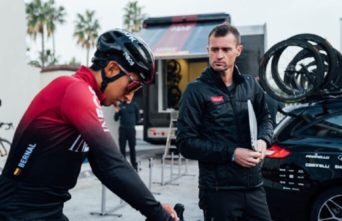 Egan Bernal y Xabier Artetxe