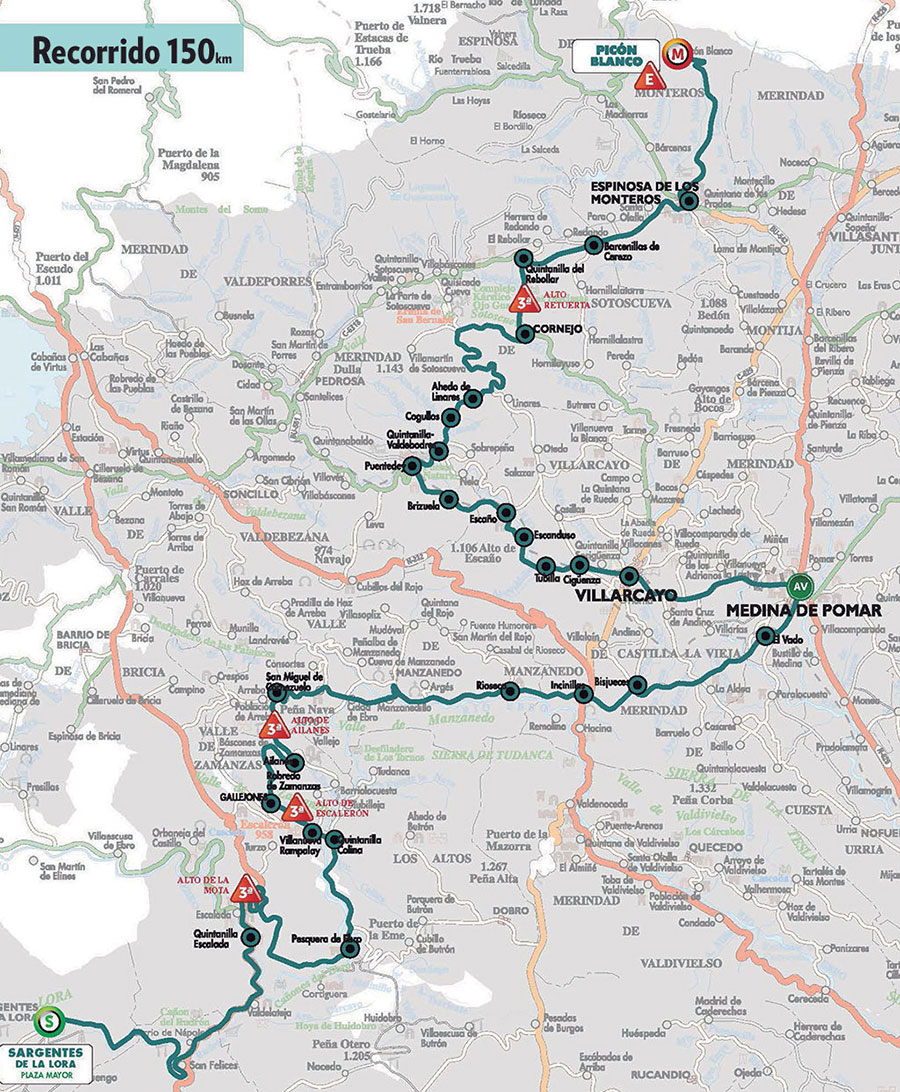 Vuelta a Burgos 2020 - Previa Etapa 3 Recorrido