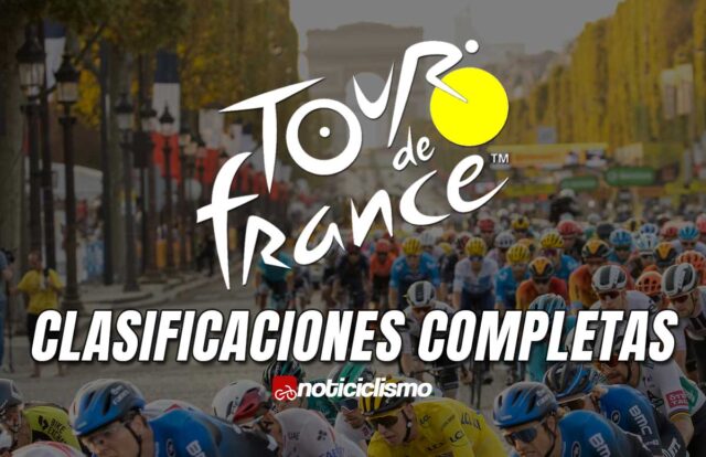 Tour de Francia - Clasificaciones Completas