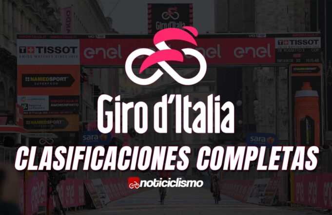 Giro de Italia - Clasificaciones Completas