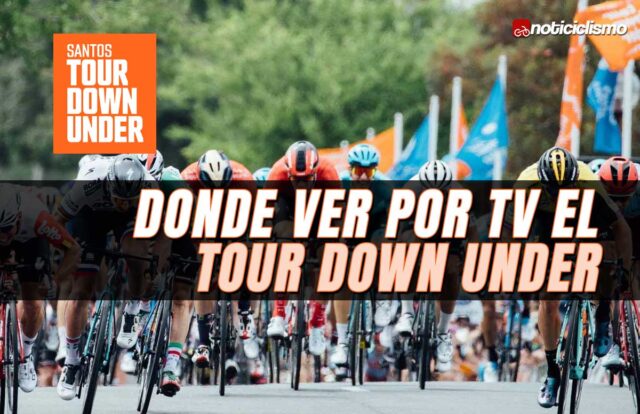 Donde ver por TV el Santos Tour Down Under