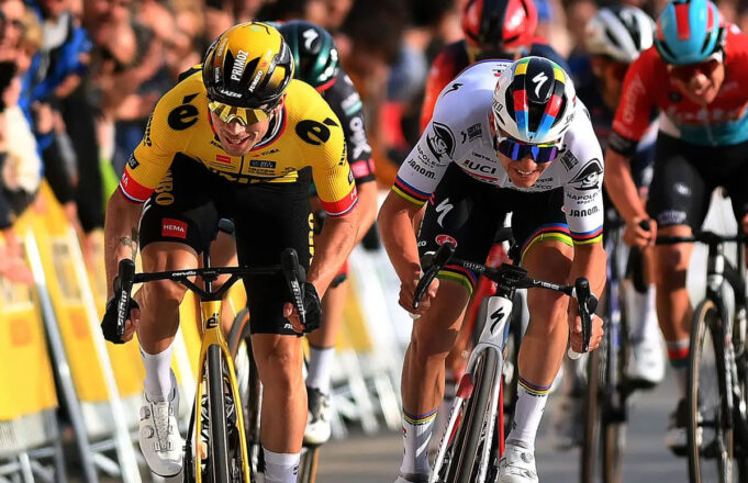 Primoz Roglic y Remco Evenepoel