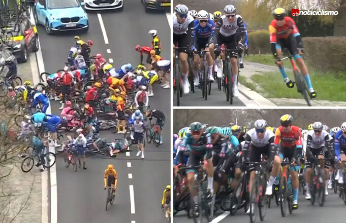 Caída Masiva en el Tour de Flandes 2023