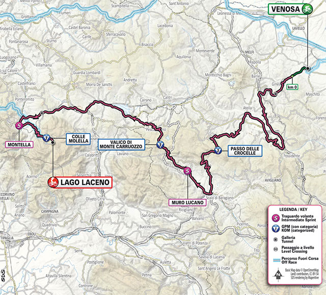 Recorrido de la Etapa 4 del Giro de Italia 2023