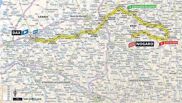 Tour de Francia 2023 (Etapa 4) Recorrido