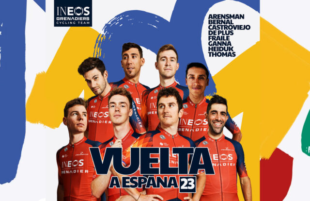 Alineación del Ineos Grenadiers para la Vuelta a España 2023
